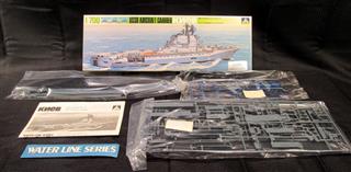 1/700 WATER LINE 8 SHIP BOAT MODELS - NOS: USSR NAVAL PLANE JET AND HELICOPTER S